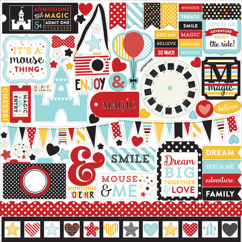 Magical Adventure Cardstock Stickers 12"X12"
