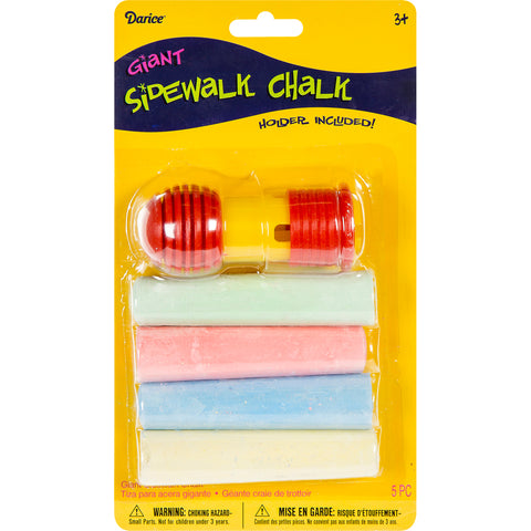 Giant Sidewalk Chalk 4/Pkg