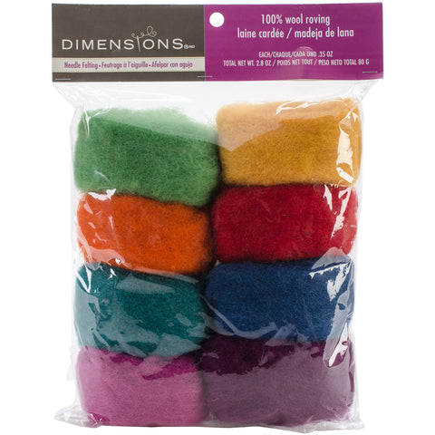 Dimensions Feltworks Roving Value Pack 2.8oz