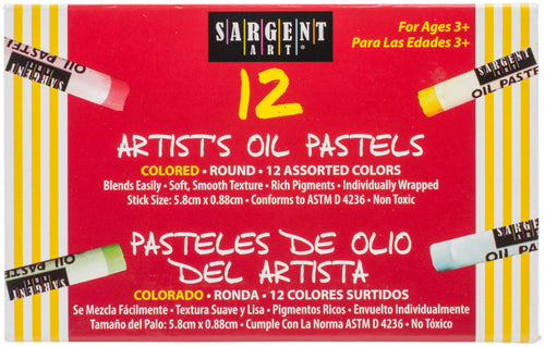 Standard Size Oil Pastels 12/Pkg