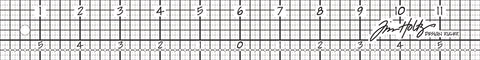 Tim Holtz Acrylic Design Ruler 12"