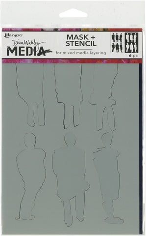 Dina Wakley Media Stencils + Masks 6"X9"