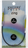 Knitter's Pride-Zing Fixed Circular Needles 9"