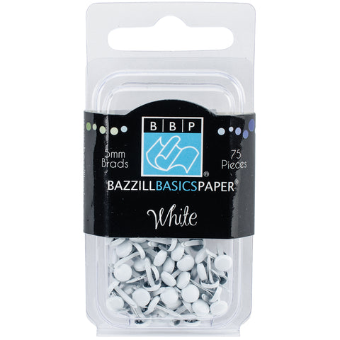 Bazzill Brads 5mm 75/Pkg