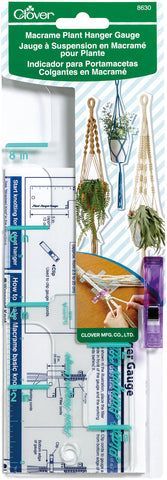 Clover Macrame Plant Hanger Gauge 10"