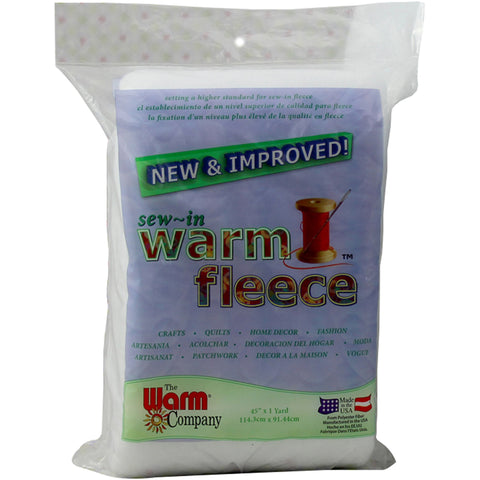 Warm Company Fleece Polyester Sew-In Batting