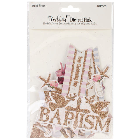Christening Die-Cuts 48/Pkg