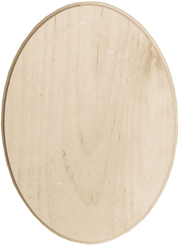 Baltic Birch Oval Plaque