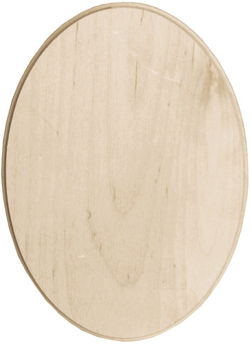 Baltic Birch Oval Plaque