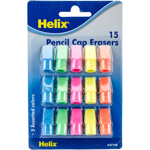 Pencil Cap Erasers