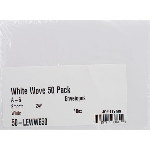 Leader A6 Envelopes (4.75"X6.5") 50/Pkg