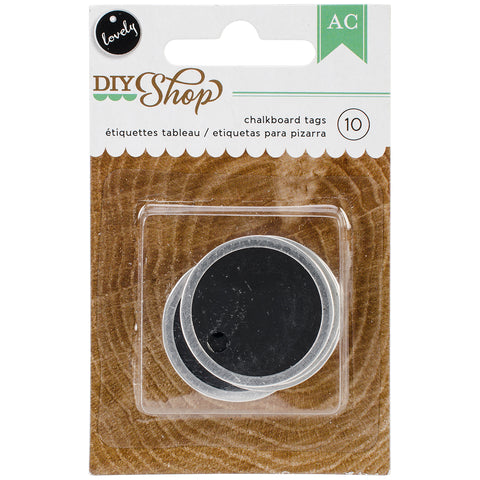 DIY Shop Metal Rimmed Tags 1.25" 10/Pkg