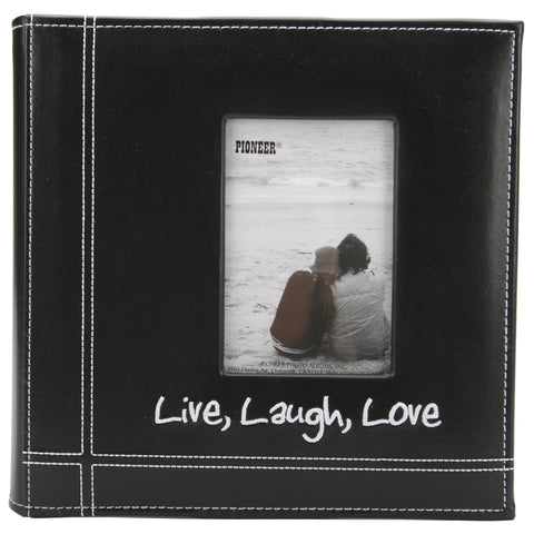 Pioneer Embroidered Stitched Leatherette Photo Album 9"X9"