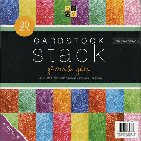 DCWV Single-Sided Cardstock Stack 12"X12" 30/Pkg
