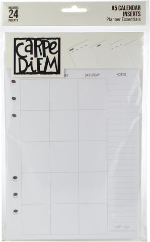 Carpe Diem A5 Planner Double-Sided Inserts 24/Pkg