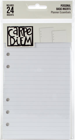 Carpe Diem Personal Planner Double-Sided Inserts 24/Pkg