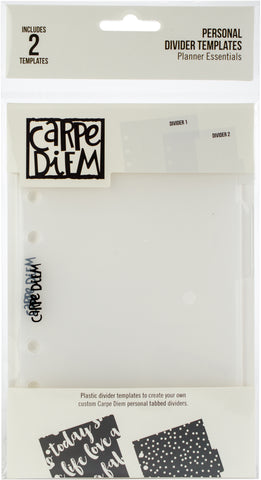Carpe Diem Personal Planner Divider Templates 2/Pkg