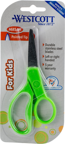 Kids Value Pointed Tip Scissors 5"