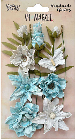 49 And Market Vintage Shades Cluster Flowers 13/Pkg