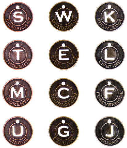Idea-Ology Metal Muse Tokens 12/Pkg