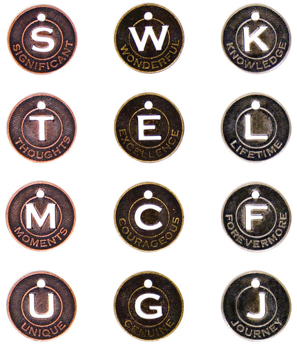 Idea-Ology Metal Muse Tokens 12/Pkg