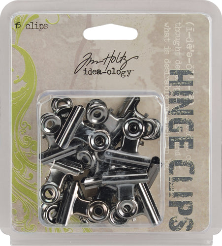 Idea-Ology Metal Hinge Clips 1" 15/Pkg
