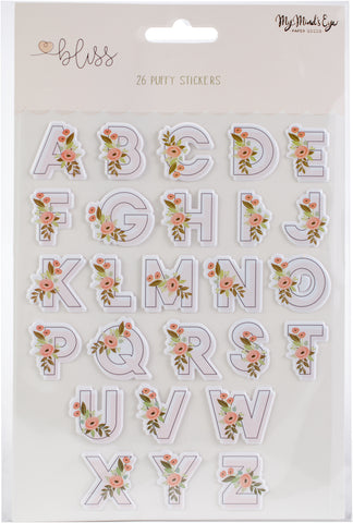 Bliss Puffy Stickers
