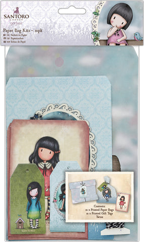 Santoro's Gorjuss Paper Bag Kits 12/Pkg
