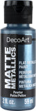 DecoArt Acrylic Matte Metallics 2oz