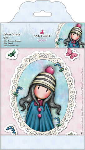Santoro's Gorjuss Rubber Stamps 5/Pkg
