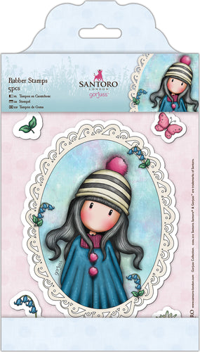 Santoro's Gorjuss Rubber Stamps 5/Pkg