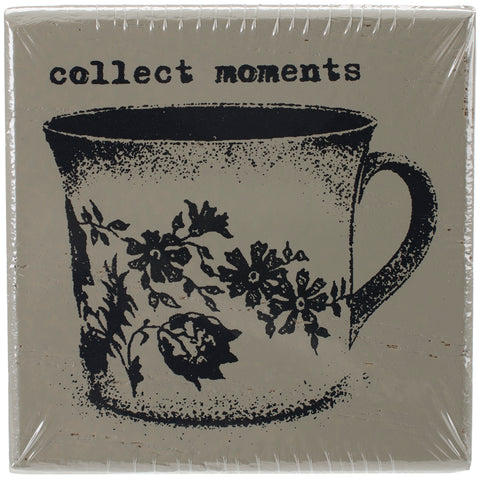 Finnabair Wood Mounted Stamps 2"X2"