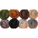 Wistyria Editions Wool Roving 12" .25oz 8/Pkg