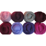 Wistyria Editions Wool Roving 12" .25oz 8/Pkg