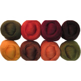 Wistyria Editions Wool Roving 12" .25oz 8/Pkg