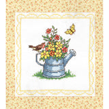 Janlynn Stamped Cross Stitch Quilt Blocks 15"X15" 6/Pkg