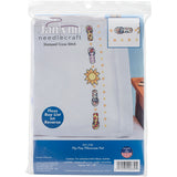 Janlynn Stamped Cross Stitch Pillowcase Pair 20"X30"