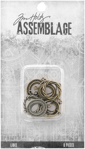 Tim Holtz Assemblage Links 8/Pkg