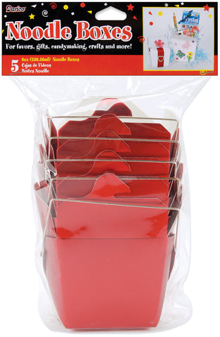 Darice Noodle Boxes 8oz 5/Pkg