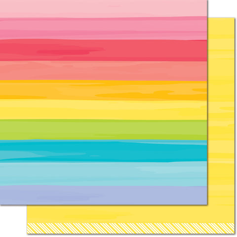 Really Rainbow Double-Sided Cardstock 12"X12"