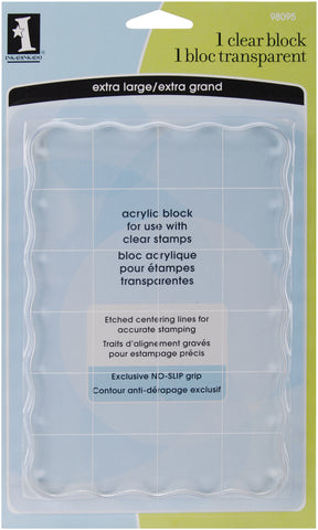 Inkadinkado Clear Acrylic Block