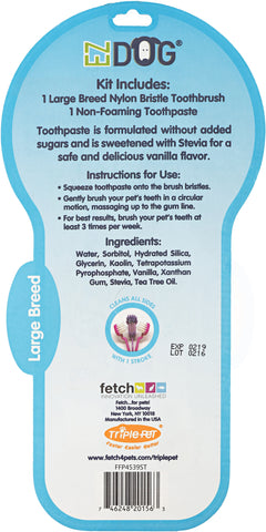 EZ Dog Pet Toothbrush Kit