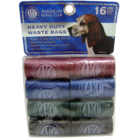 American Kennel Club Dog Waste Bags 16 rolls 240 bags