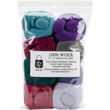 Wistyria Editions Wool Roving 12" .25oz 8/Pkg