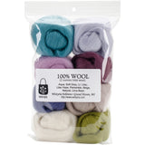 Wistyria Editions Wool Roving 12" .25oz 8/Pkg