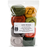 Wistyria Editions Wool Roving 12" .25oz 8/Pkg