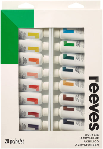 Reeves Acrylic Paints 22ml 20/Pkg