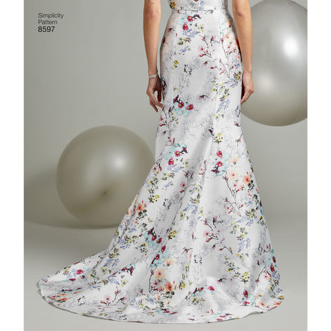 Simplicity Misses & Womens Special Occasion Skirt