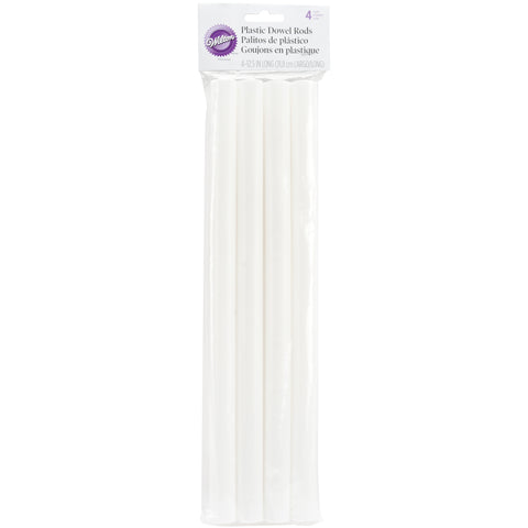 Plastic Dowel Rods 4/Pkg