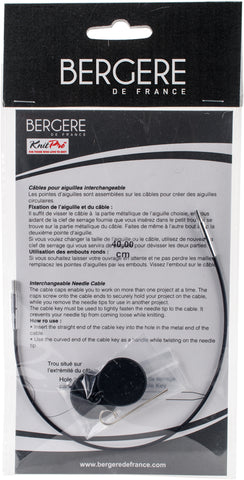 Bergere De France Interchangeable Cables And End Caps